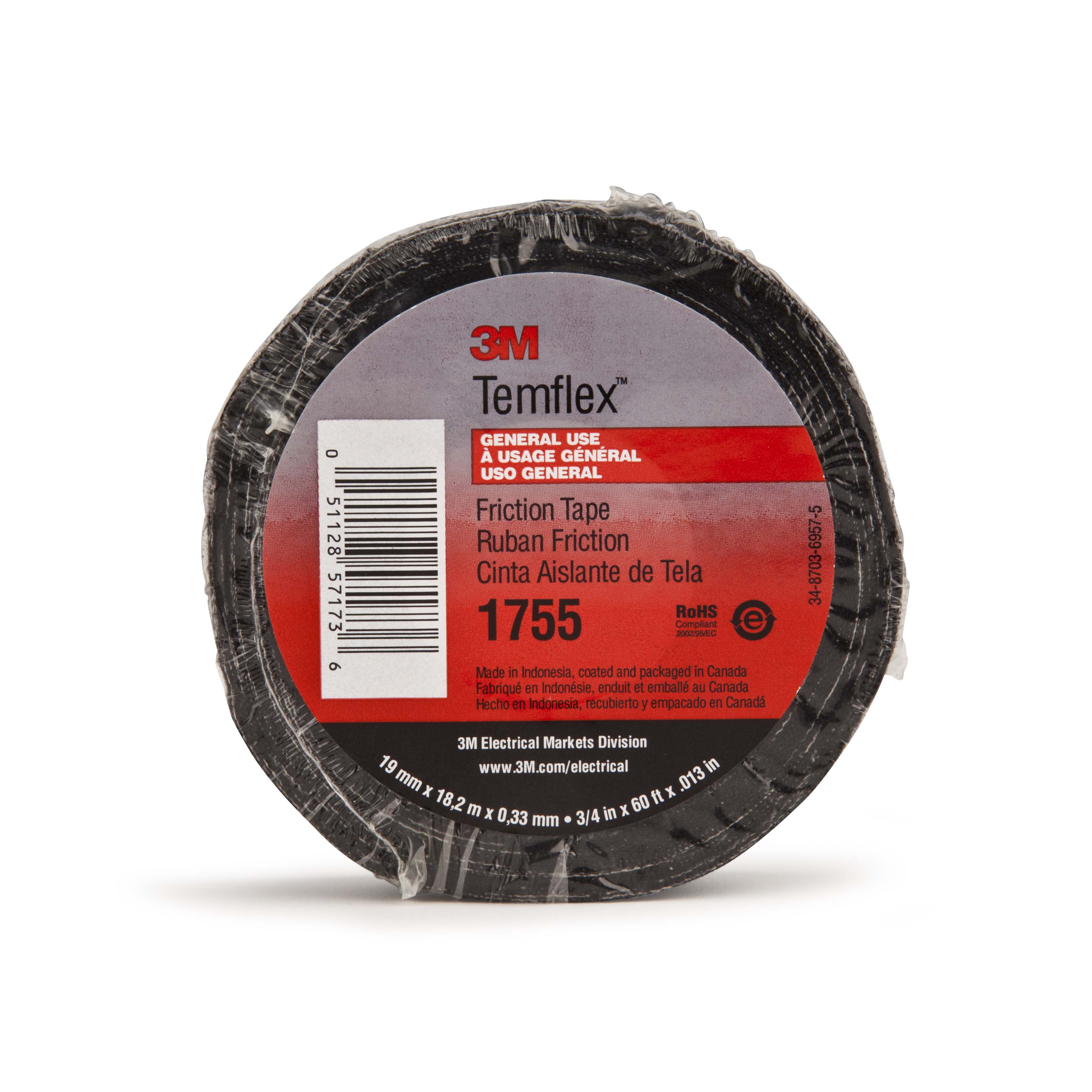 3M&reg; Temflex Cotton Friction Tape 1755